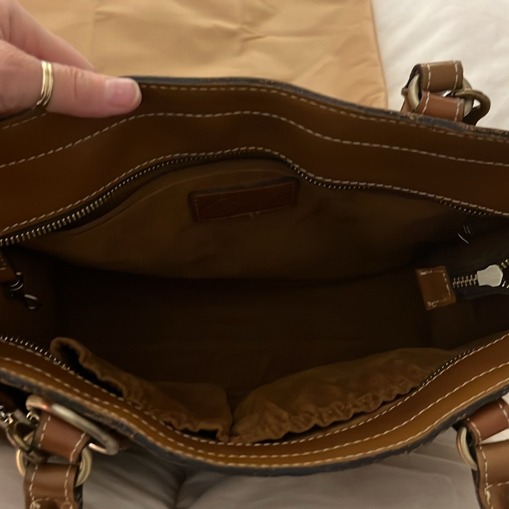 Patricia Nash Brown Embossed Leather Bag - Picture 11 of 11